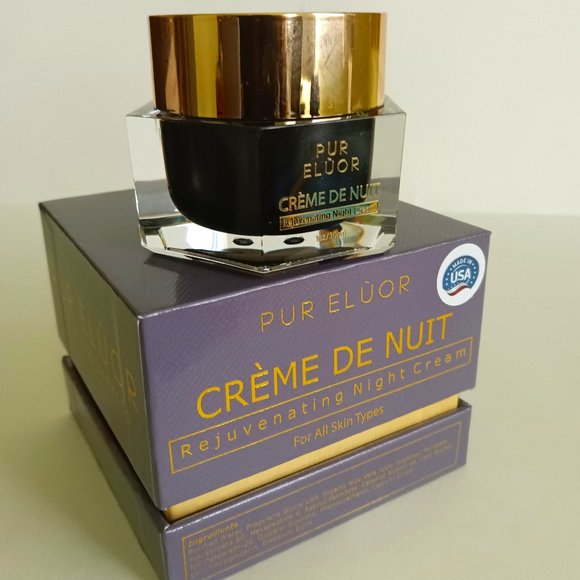Pur Eluor Luxury Cosmetics. Rejuvenating Night Cream - 1 oz / 30 ml